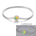 Sterling Silver Bracelet Cm Leaf