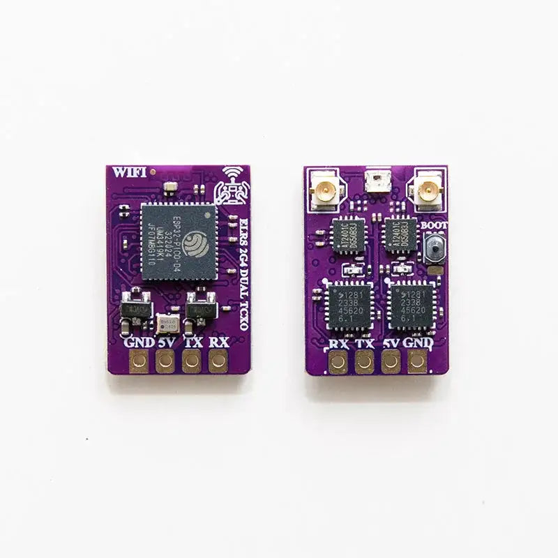 ELRS 2.4G Diversity Receiver Dual Antenna RX Built-in TCXO for FPV Freestyle RC Racing Long Range Drone Accessories