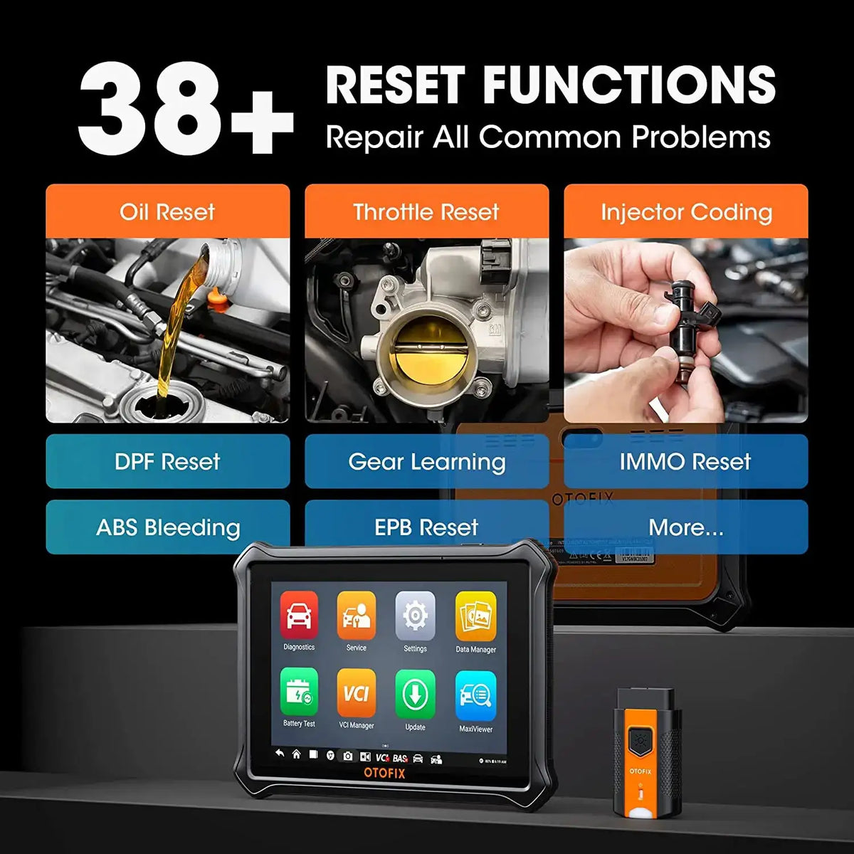OTOFIX D1 Lite Automotive OBD2 Scanner 2 Year Update BiDirectional Control All System Diagnostic Scan Tool FCA SGW CAN FD & DoIP