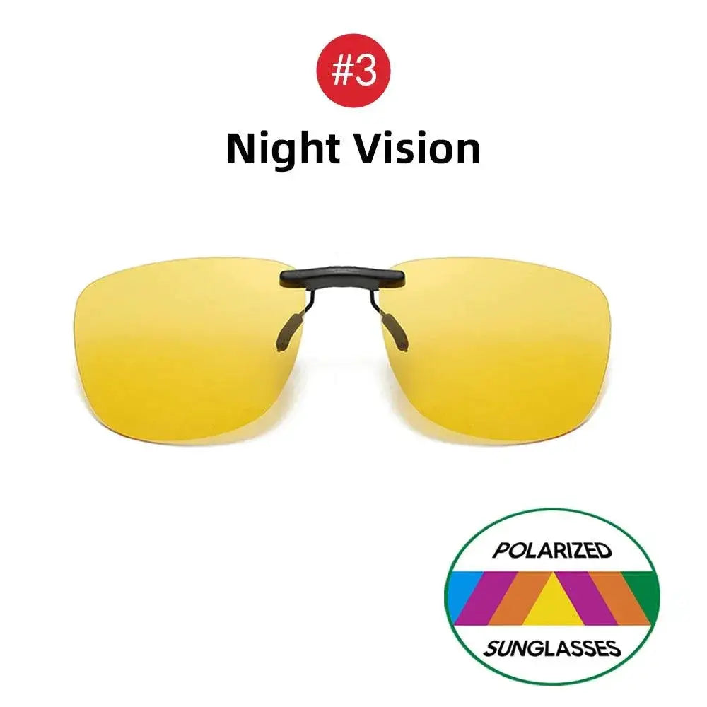 Polarized Clip On Sunglasses With UV400 Protection