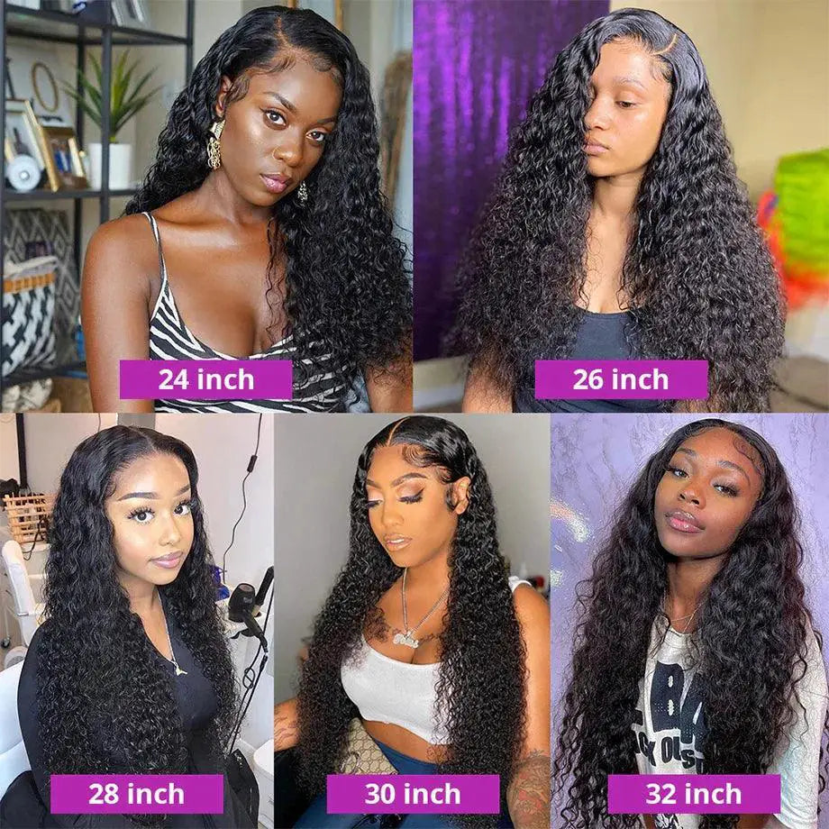 Kinky Curly Lace Front Wig Brazilian Human Hair Style