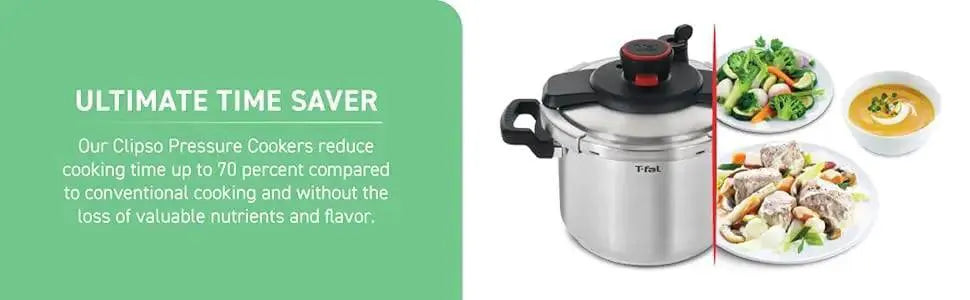 Stainless Steel Pressure Cooker Induction 6.3 Quart