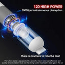 Cordless Car Vacuum Cleaner for Home Use Strong Suction
