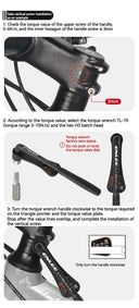 ENLEE Bicycle Torque Wrench with Bit Set for Bike Repair Tool