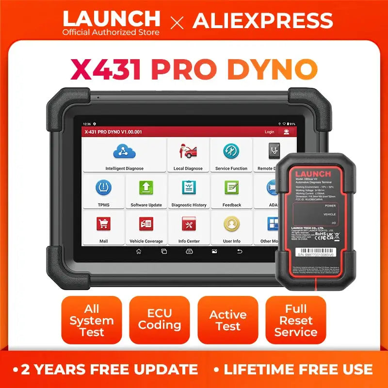 LAUNCH X431 PRO DYNO Car Diagnostic Tools OBD2 Scanner Diagnost Auto Automotive Car Scan Autoscanner Diagnosis Free Shipping