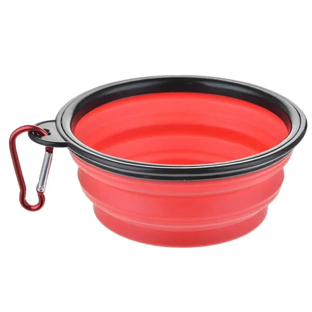 Silicone Foldable Pet Bowl Portable Travel For Cats And Dogs