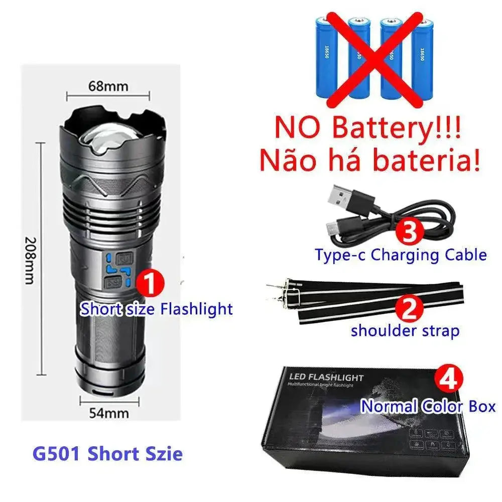 Power Up Your Adventures LED Flashlight Power Bank