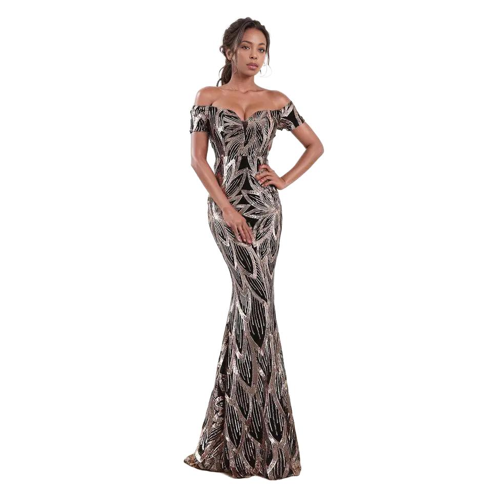 Flattering Evening Dress for Banquets — product view 1