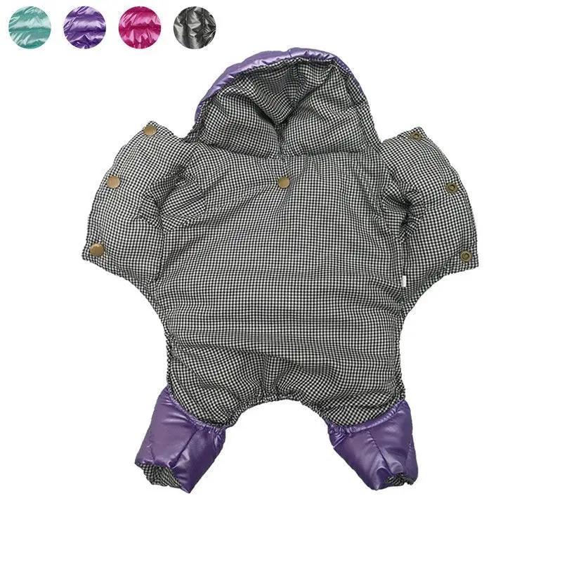 Winter Dog Waterproof Jumpsuit Cozy Coat For Small Breeds