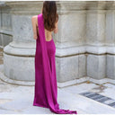 Elegant Satin Gown for Women Evening