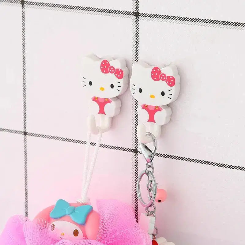Hello Kitty Sanrio Adhesive Key Holder Cute Keys Organizer