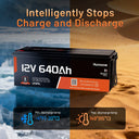 Humsienk 12V 640Ah LiFePO4 Battery With Bluetooth