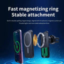 Magnetic Car Wireless Charger - 15W Fast Mount