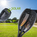 Warm Glow Solar Torch Light for Walkways