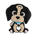 Silicone Cartoon Animals Train Teether Jewelry Making Kit