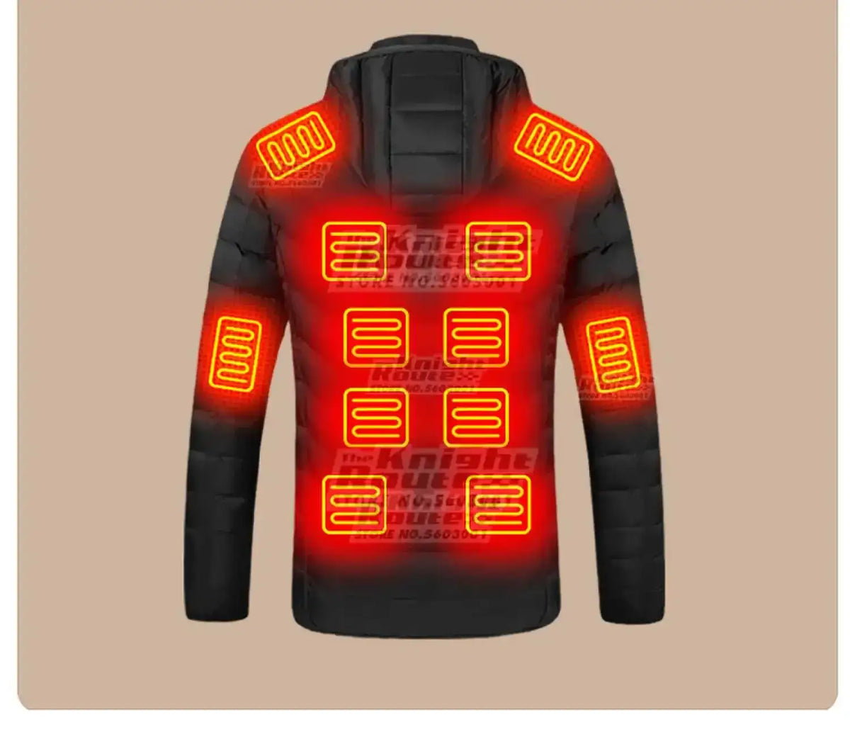 Heated Jacket for Outdoor Winter Wear — product view 20