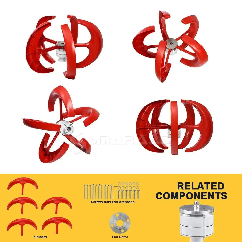 Vertical Wind Turbine for Battery Charging — product view 3