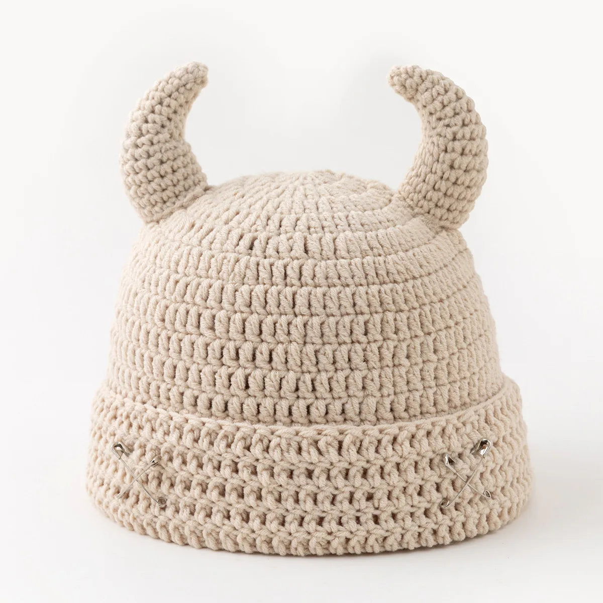 Devil Horn Wool Knit Hat