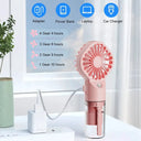 USB Humidifier Fan - Rechargeable Cooling Mist