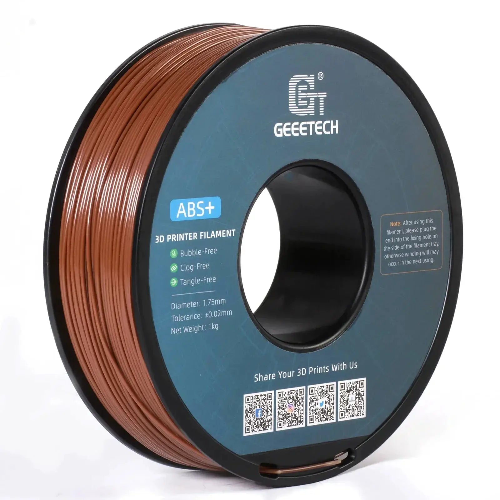 Geeetech ABS 3D Filament 1.75mm 1kg Non-Toxic Colors Pack