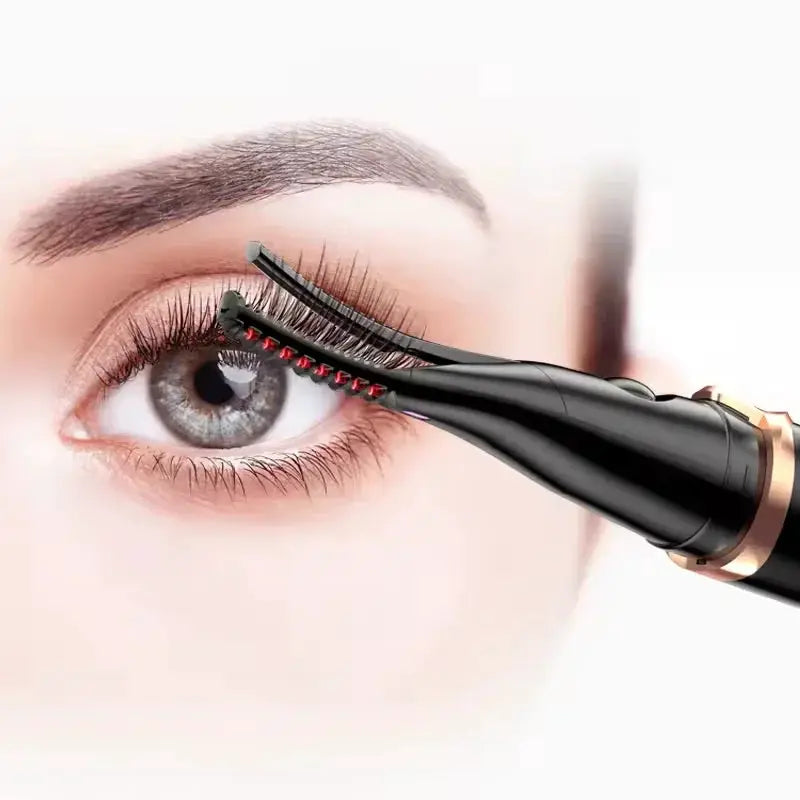 Electric Heated Eyelash Curler USB Rechargeable Quick Heats
