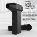 Rechargeable Blower Turbo Fan X3 130000 RPM 52m/s Air Blower