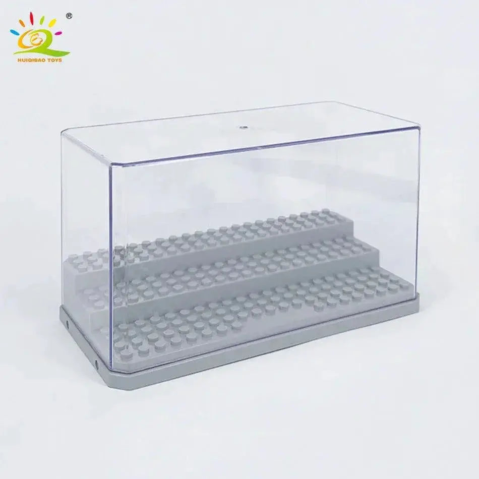 Model Display Case For Building Blocks And Figures