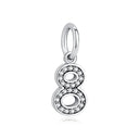 Sterling Silver Charm A-z Letters