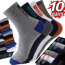 Men's Bamboo Fiber Sports Socks - 5 Pairs of Comfort