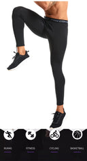 Men's High-Performance Compression Tights for Enhanced Comfort