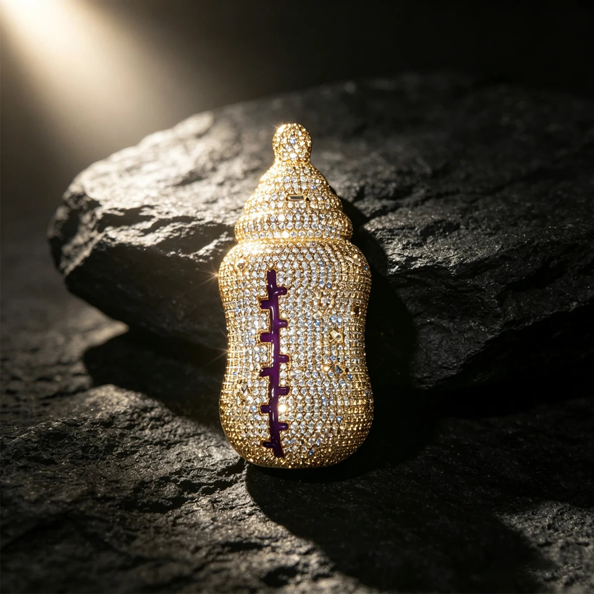 Iced Out Baby Bottle Hip