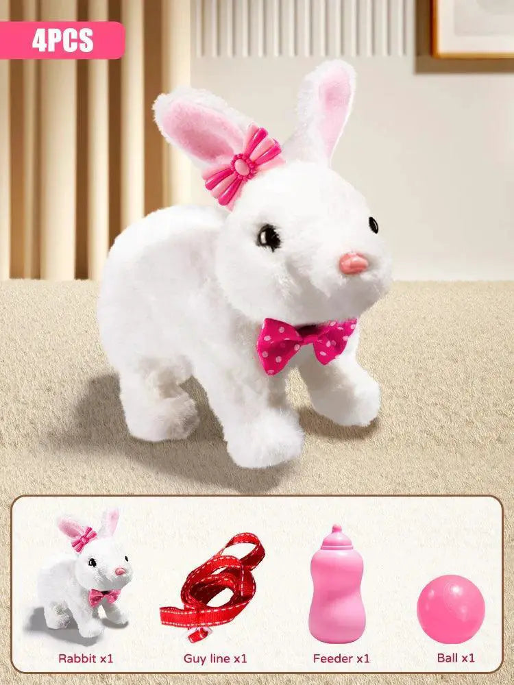 Children Interactive Rabbit Electronic Plush Pet Toy Gift