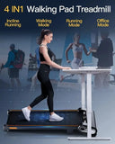 Smart Under Desk Treadmill With Incline Walking Pad Bluetooth