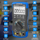 Digital Multimeter Auto Range TRMS DC AC Meters , Counts