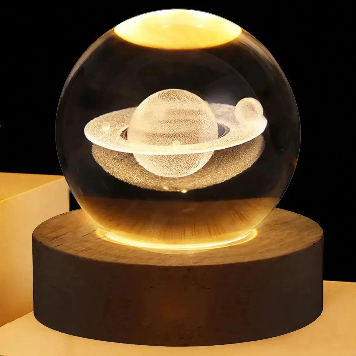 Soothing 3D Galaxy Moon Lamp LED Night Light Decor