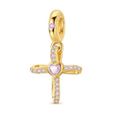 Charm Beads Sterling Silver Golden