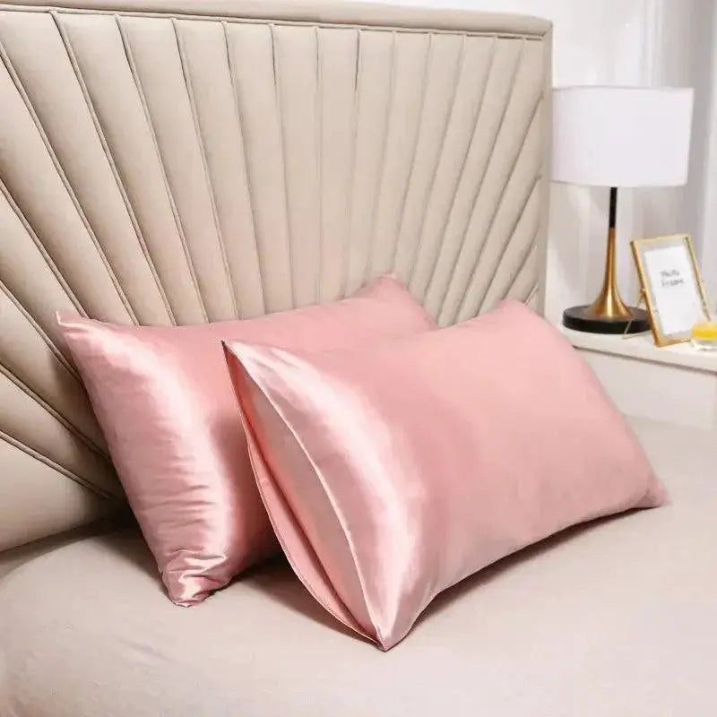 Silk Satin Pillow Cover Luxurious Beauty Sleep Essential