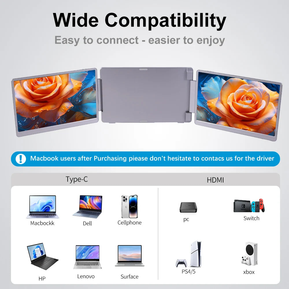 Inch Monitor Dual Screens