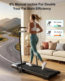 Under Desk Treadmill Walking Pad 3 In 1 Six Percent Incline 2.5HP