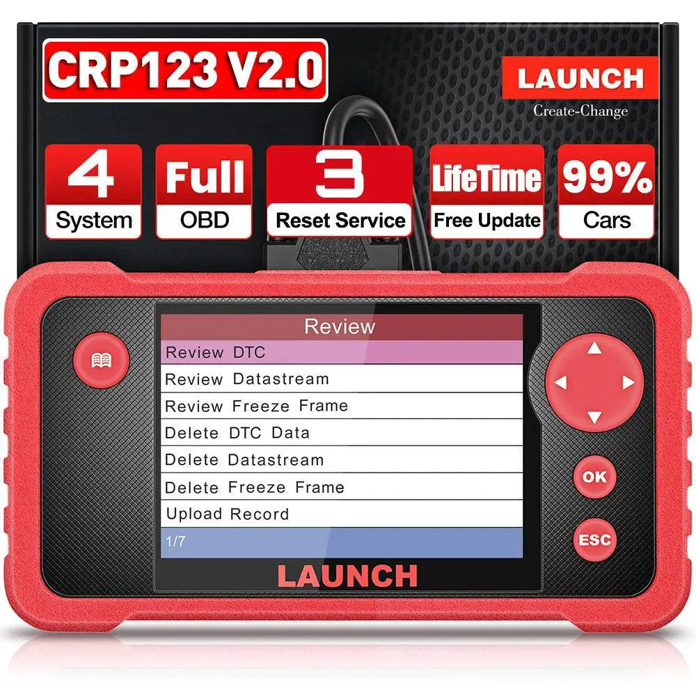 Launch CRP123 V2 OBD2 Diagnostic Scanner 3 Reset Services