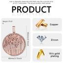 Iced Out Bridge Round Pendant