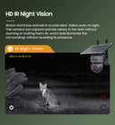 INQMEGA 8MP 4G SIM Card WIFI Solar Camera Outdoor Security