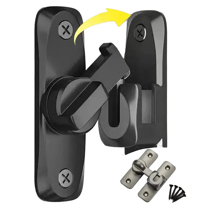 Cabinet Locks - Durable Aluminum Hook Latch Bolt — product view 1
