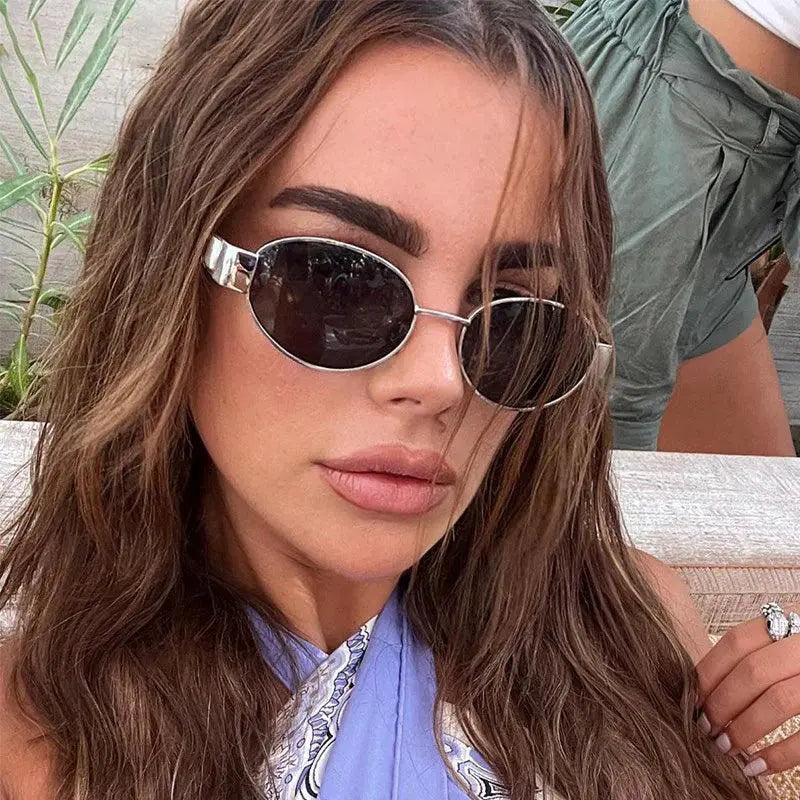 UV400 Punk Round Sunglasses Unisex For Men And Women