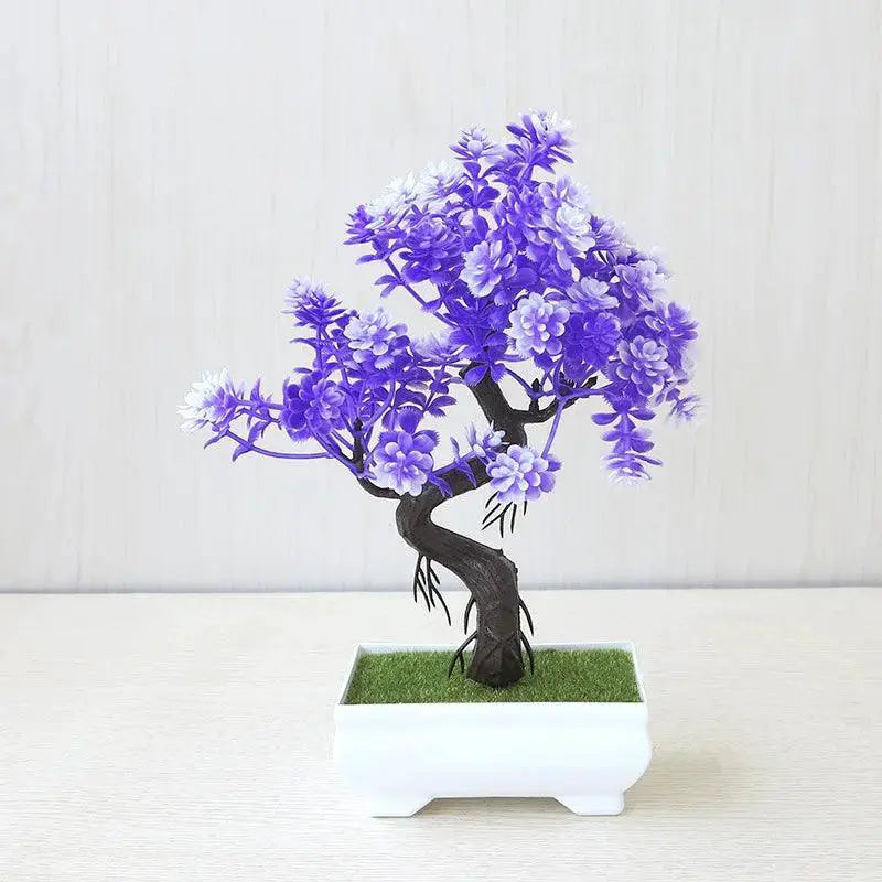 Artificial Bonsai Tree Pot Fake Plant For Home Decor