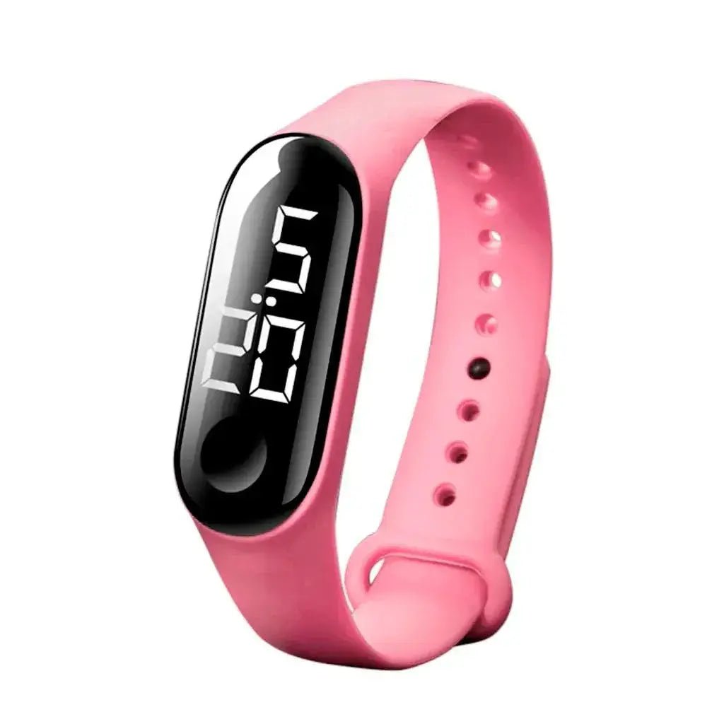 LED Sports Touch Watch Waterproof Fitness Timepiece