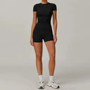 Yoga Set Women 2Pcs High Waist Leggings Quick Dry