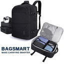 40L Expandable Laptop Backpack with Packing Cubes Travel Bag