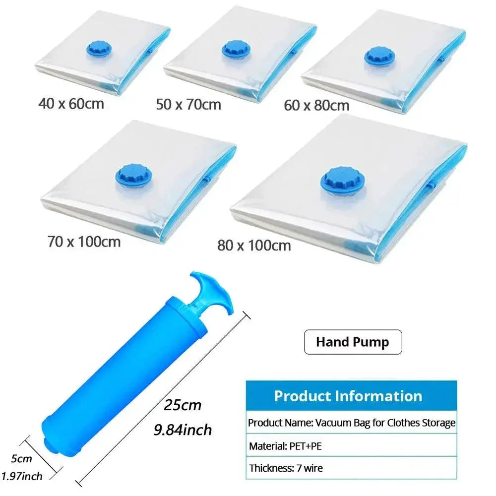 Vacuum Storage Bags for Bedding and Clothes Space Saver