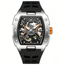 Men Mechanical Skeleton Dial Watch